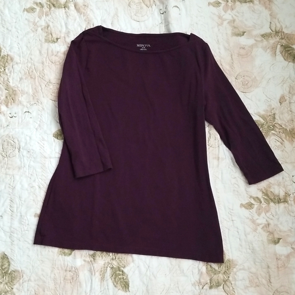 Boat neck Tee